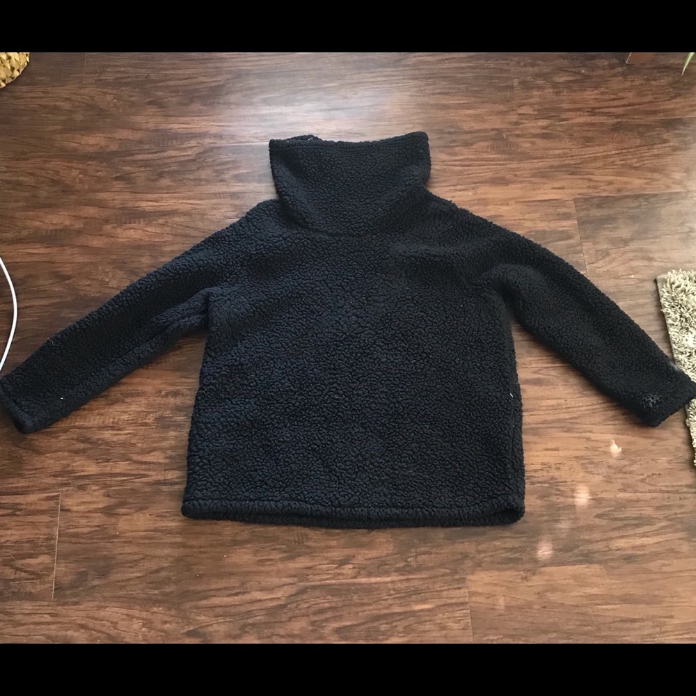 Black soft sweater